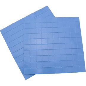 RLECS 2PCS 100 x 100 x 1MM Heat Dissipating Silicone Film GPU CPU Heat Sink Cooling Conductive Silicone Pad Fire Retardant and Flame Retardant Silicone Insulating Gasket