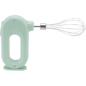 gernie Electric Hand Mixer Elliptical Frother Eggbeater Automatic Foam Maker Double Stick Beer Frother for Household, Wynboop Mini Household Cordless Electric Hand Mixer (White), #813