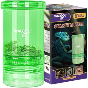 Cricket Calcium Powder Mixer for Reptiles, Cricket Feeder with Calcium for Reptiles, Reptile Calcium Duster Cricket Food for Reptile Bearded Dragon Gecko Chameleon Lizard Snake