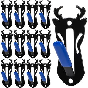 ZENFUN 12 Packs Mount Skull Hanger, Deer Skull Hanger, Pronghorn Style Deer Head Hanger, Mount Bracket Wall Mount, Skull Hooker with Simple Easy Installation Kits, Antler Mounting Kit for Antelope