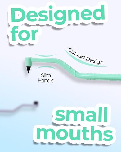 2 Pcs Dual Sided Cat Toothbrush with Micro Brush Head, Anti-Slip Curved Handle, Designed for Small Pets Eliminates Bad Breath and Reduces Plaque Tartar Formation in Saudi Arabia