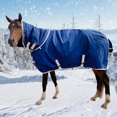 1200D Horse Blanket,220g Warm Cotton Filling Liner 1200D Premium Turnout Horse Blanket,Medium Weight Blanket 81 inches in Saudi Arabia