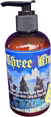 Spicy and Warm Three Kings Handmade Liquid Soap And Body Wash in Saudi Arabia