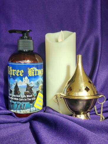 Spicy and Warm Three Kings Handmade Liquid Soap And Body Wash in Saudi Arabia