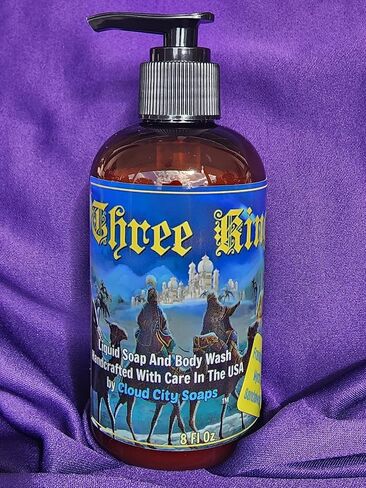 Spicy and Warm Three Kings Handmade Liquid Soap And Body Wash in Saudi Arabia