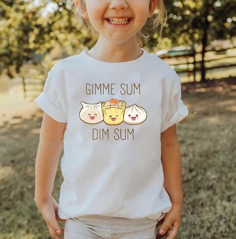 Little Dumpling Baby Bodysuit Kawaii Dimsum Foodie Lil Bao Romper Funny Sushi Roll Shower Shirt (0-6 Months, Little Dumpling-Short Sleeve Romper) in Saudi Arabia