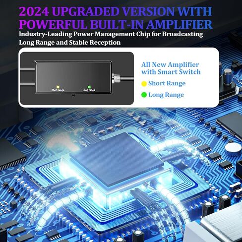 أقوى هوائي تلفزيون داخلي لعام 2024، نطاق يزيد عن 1400 ميل، أفضل هوائي تلفزيون رقمي للقنوات المحلية، هوائي تلفزيون ذكي للتلفزيون عالي الدقة مع مضخم إشارة - يدعم 4K 1080p جميع أجهزة التلفاز - كابل محوري بطول 38 قدم in Kuwait