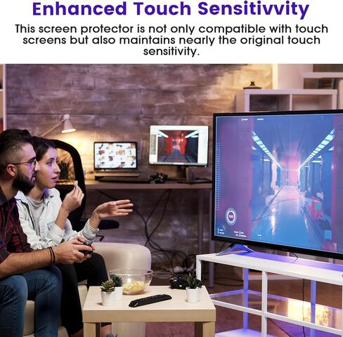 F FORITO واقي شاشة تلفزيون غير لامع مضاد للضوء الأزرق مقاس 32 بوصة، غطاء شاشة كمبيوتر مضاد للوهج لحماية العين مقاس 32 بوصة لشاشات LCD وLED وOLED وQLED 4K HDTV in Kuwait
