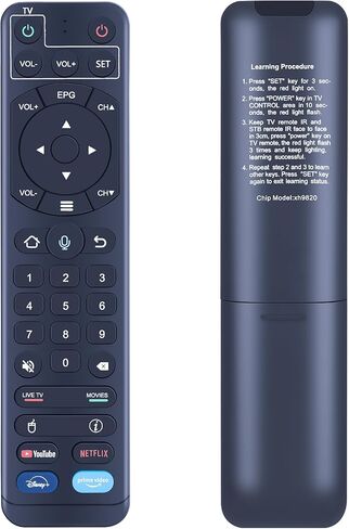 جهاز التحكم عن بعد الصوتي البديل V3 Pro متوافق مع vSeeBox V5 Pro / V3 Plus/V3 Pro / V2 Pro / V1 Pro/V1 Max/Elite/Max in Kuwait