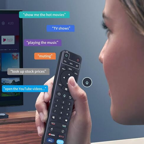 جهاز التحكم عن بعد الصوتي البديل V3 Pro متوافق مع vSeeBox V5 Pro / V3 Plus/V3 Pro / V2 Pro / V1 Pro/V1 Max/Elite/Max in Kuwait