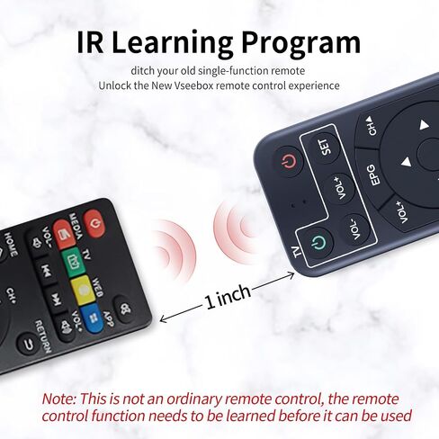 جهاز التحكم عن بعد الصوتي البديل V3 Pro متوافق مع vSeeBox V5 Pro / V3 Plus/V3 Pro / V2 Pro / V1 Pro/V1 Max/Elite/Max in Kuwait