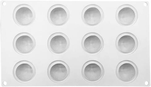 Silicone Mold Baking Pan Non-Stick Baking Pastry Chocolate Cake Dessert DIY Decoration Tools (Orange ZA_11.8x6.8x0.16 inch) in Saudi Arabia