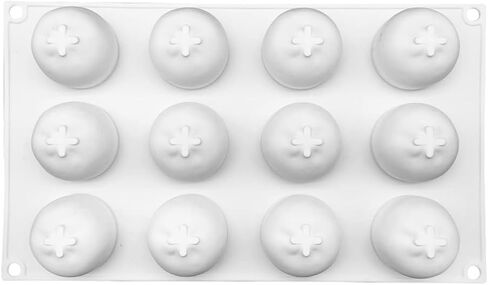 Silicone Mold Baking Pan Non-Stick Baking Pastry Chocolate Cake Dessert DIY Decoration Tools (Orange ZA_11.8x6.8x0.16 inch) in Saudi Arabia