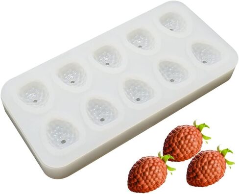 Silicone Mold Baking Pan Non-Stick Baking Pastry Chocolate Cake Dessert DIY Decoration Tools (Orange ZA_11.8x6.8x0.16 inch) in Saudi Arabia