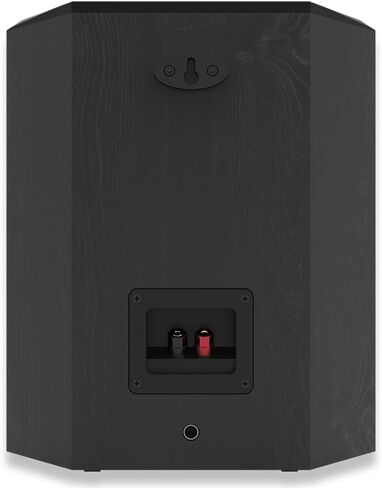 مكبر صوت Klipsch 1070020 RP-502S II صوت محيطي فائق مع صوتيات محسنة - خشب الأبنوس، حزمة زوجية مع حزمة حماية محسنة CPS لمدة عامين وقطعة قماش تنظيف من الألياف الدقيقة مقاس 6 × 6 بوصة in Kuwait