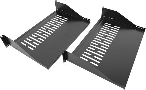 GlobalRack 2U Rack Shelf,19" Depth, Center Installation Tray,Heavy 2 Pieces in Kuwait
