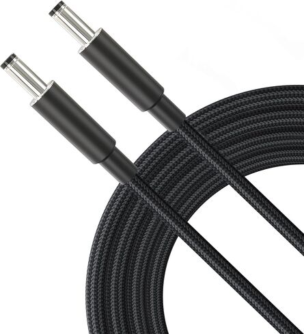 كابل طاقة Starlink Mini DC، كابل طاقة مزدوج DC، كابل طاقة بديل لـ Starlink Mini، سلك شحن مقبس برميل من ذكر إلى ذكر، يعمل بشكل أفضل مع مصدر 100 وات + (9.84FT/3M) in Kuwait