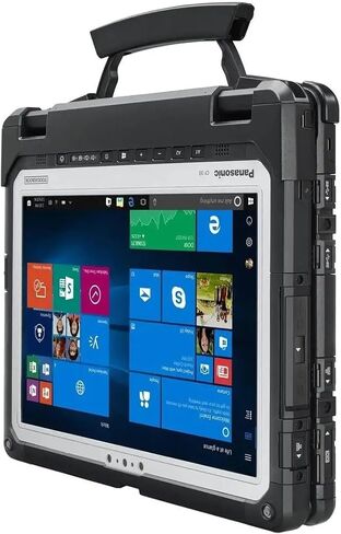 Panasonic Toughbook CF-33, Intel Core i7, 12.0"" QHD Multi Touch+Digitizer, 16GB, 512GB SSD, Wifi, Bluetooth, 4G LTE, Windows 10 Pro (Renewed), SILVER BLACK in Saudi Arabia