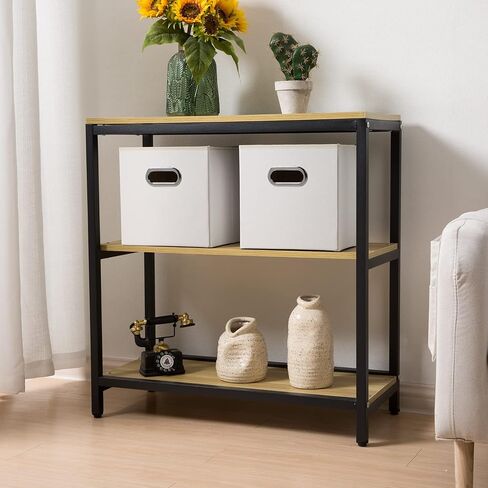 PRANDOM Leather Foldable Cube Storage Bins 13x13 inch [4-Pack] Fabric Storage Baskets Cubes Drawer with Cotton Handles Organizer for Shelves Nursery Closet Bedroom Clothes Black in Saudi Arabia