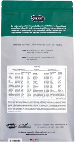 Equerry's Plus 160 Feedings for 1000 lb. Horse, 20lb. in Saudi Arabia