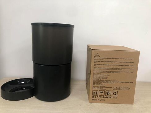 Automatic Cat Feeder Food Dispenser: 4L Auto Dog Feeder with 1-6 Meals Cat Feeder Automatic Customized Feeding Schedule for Cats & Dogs - Cat Automatic Feeders in Saudi Arabia