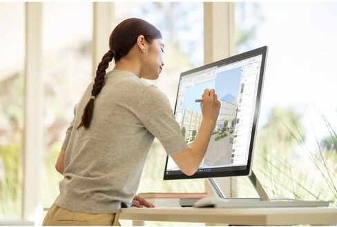 Microsoft Surface Studio 2+ حاسوب الكل في واحد Intel Core i7 الجيل الحادي عشر i7-11370H رباعي النواة (4 النواة) 3 جيجاهرتز 32 جيجابايت ذاكرة الوصول العشوائي DDR4 SDRAM - 1 تيرابايت SSD - 28 بوصة 4K 4500 x 3000 شاشة لمس سطح المكتب - (متجدد) ) in Kuwait