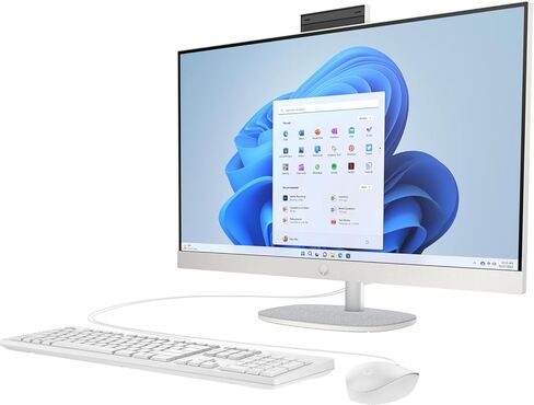 كمبيوتر مكتبي HP 2024 مقاس 27 بوصة يعمل باللمس FHD للأعمال الكل في واحد، ترخيص Microsoft Office مدى الحياة، Intel 12-core Ultra 7 155U (Beats i7-1355U)، 64 جيجابايت DDR5، 4 تيرابايت SSD، لوحة مفاتيح وماوس لاسلكي، Wi-Fi 6، Win 11 برو in Saudi Arabia