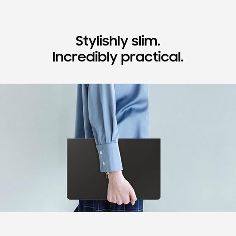 SAMSUNG Galaxy Tab S10+ Book Cover Keyboard Slim AI Key، تصميم نحيف وخفيف الوزن، تجربة لوحة مفاتيح كاملة، مشاركة لوحة المفاتيح اللاسلكية، الإصدار الأمريكي، أسود in Saudi Arabia