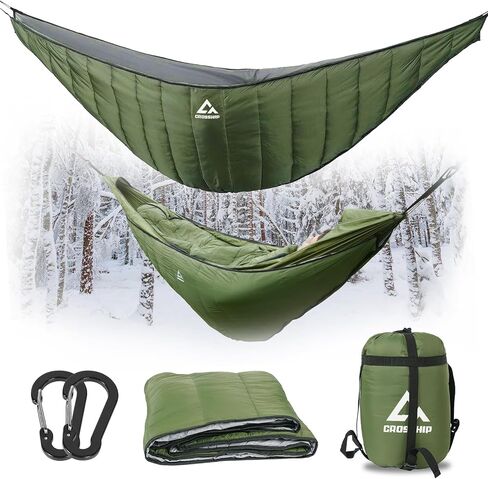 Hammock Underquilt for Camping Hammock, Full Length Camping Quilt for Hammocks Lightweight Soft Warm 3-4 Seasons 41-68°F, Great for Hiking Backpacking Traveling Beach (Hold Up to 500lbs) in Saudi Arabia
