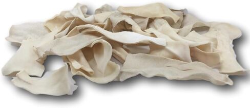 رقائق الجلود الخام المحمصة الطبيعية للكلاب - 1 رطل in Kuwait