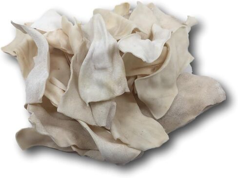 رقائق الجلود الخام المحمصة الطبيعية للكلاب - 1 رطل in Kuwait