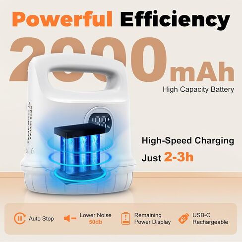 Fully Automatic Electric Mason Jar Vacuum Sealer,Rechargeable Vacuum Sealer Kit for Wide Mouth & Regular Mouth Canning Jars,White in Saudi Arabia