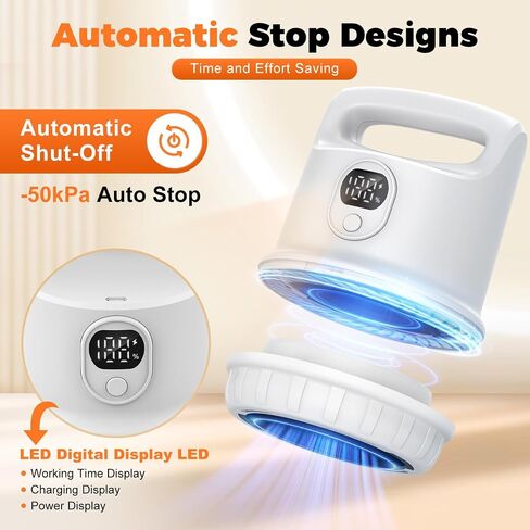 Fully Automatic Electric Mason Jar Vacuum Sealer,Rechargeable Vacuum Sealer Kit for Wide Mouth & Regular Mouth Canning Jars,White in Saudi Arabia