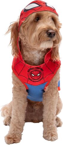 MARVEL Spider-Man Pet Hoodie Halloween Costume - Sleeveless Hooded Pet Shirt with Costume Design (Medium) in Saudi Arabia