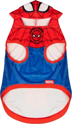 MARVEL Spider-Man Pet Hoodie Halloween Costume - Sleeveless Hooded Pet Shirt with Costume Design (Medium) in Saudi Arabia