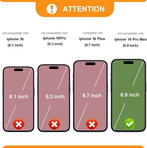 Bocasal RFID Blocking Wallet Case for iPhone 16 Pro Max, Adjustable Crossbody Zipper Purse Case Card Holder with Kickstand Detachable Wrist Strap, PU Leather Flip Folio Case 6.9 Inch 5G (Black) in Kuwait
