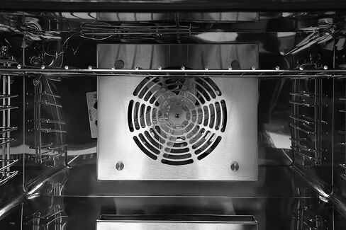 KoolMore 23 بوصة. فرن حراري تجاري على سطح الطاولة للمقالي نصف الحجم مع 4 رفوف 1600 واط من الطاقة من الفولاذ المقاوم للصدأ، ETL مدرج للسلامة والصرف الصحي (KM-CTCO-15) in Kuwait