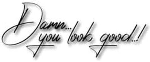 Damn You Look Good Mirror Decal, Different Fonts And Colors, Vinyl Car Decals For Men Women And Kids, Rearview Mirror Decal, Car Decal Gifts, Car Side Mirror And Window Decal (Bold, White) in Saudi Arabia