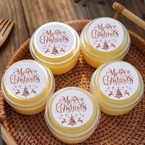 Merry Christmas: 120Pcs 1.6 Inch Rose Gold Foil Round Holiday Stickers - Decorative Christmas Seals & Labels (Foil Stamped) in Saudi Arabia