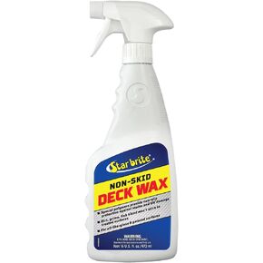STAR BRITE Non-Skid Deck Wax Spray - Essential Boat Deck Wax for Non-Slip, Stain, & UV Damage Protection - Ideal Marine Deck Wax Solution - 16 OZ (097316)