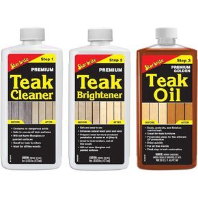 Star Brite Teak Care Kit, 16 Ounce