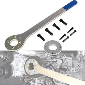 Yoursme Crank Pulley Tool with Screws Wrench Holder Kit for Subaru Imprezas Foresters XT Legacy Outback Baja SVX Saab 9-2X