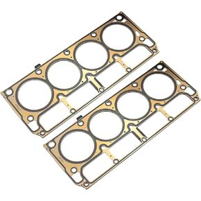 LIMICAR MLS Cylinder Head Gaskets 12589226 Original Equipment Compatible with Silverado 1500 4.8L Cadillac CTS-V V8 5.7L GMC Sierra 1500 V8 5.3L H3 V8 5.3L (Pack of 2)