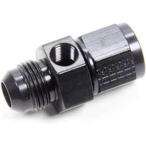 Fragola Performance Systems 495006-BL Inline Gauge Adapter #8 Male X #8 Fem Black
