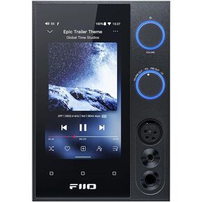 FiiO R7 Snapdragon 660 Desktop Android 10 HiFi Streaming Music Player AMP/DAC ES9068AS chip/THXAAA 788 Headphone Amplifier Bluetooth 5.0 DSD512 Spotify/Tidal/Amazon Music Support (Black)