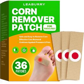 Corn Removal Patch For Toes &Feet (36 Patches), Foot Corns Health Patch, Natural Ingredients, Relive Corns, Foot Pads, Discomfort Symptoms, Toe Corn and Callus Removal in Saudi Arabia