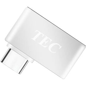 TEC Type-C Fingerprint Reader for Windows 10 Hello, TEC TE-FPA-C Bio-Metric Fingerprint Scanner PC Dongle for Password-Free and File Encryption, 360° Touch Speedy Matching Security Key