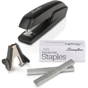 Swingline Stapler Value Pack, 20 Sheet Capacity, Jam Free, includes Stapler, 1250 Staples and Staple Remover, Black (54567)