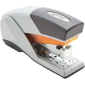 Swingline Stapler, Desktop Stapler, Compact Size, 25 Sheet Capacity, Optima 25 Reduced Effort, Orange/Gray (66412)