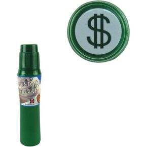 TG,LLC Treasure Gurus Fast Drying Bright Green Ink Dollar Sign Bingo Dauber Money Color Dabber Marker